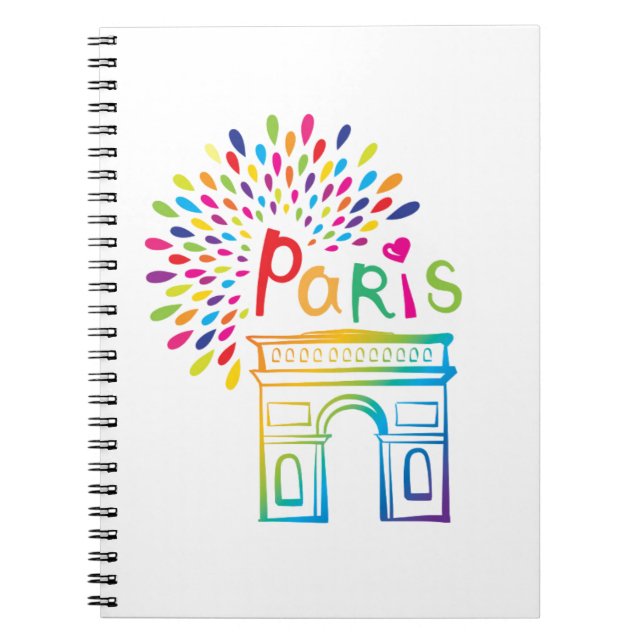 Design för neon för Paris frankriken | Arc de Anteckningsbok (Framsidan)