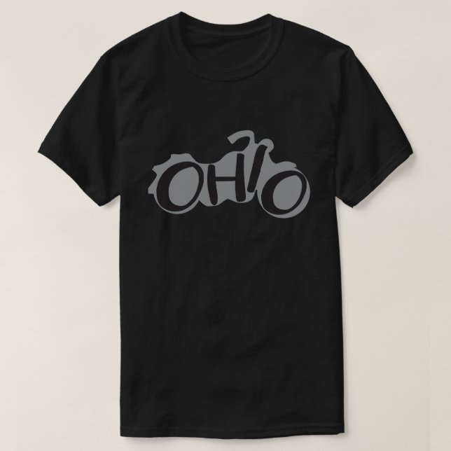 Design för Ohio motorcykelbiker T Shirt (Design framsida)