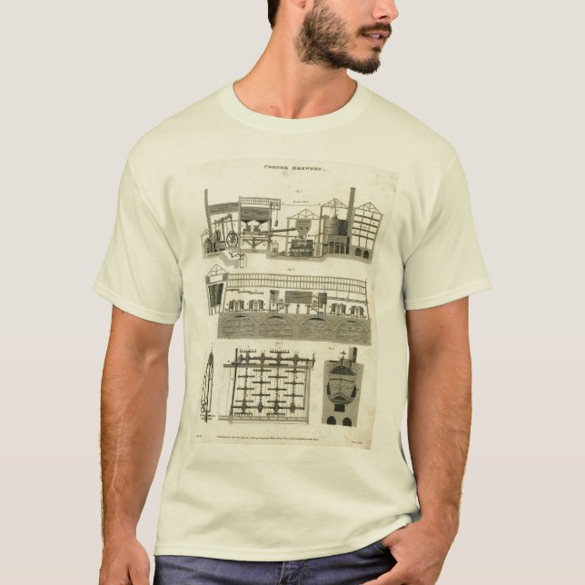 Design för öl 1803 för hantverk för t shirt (Framsida)