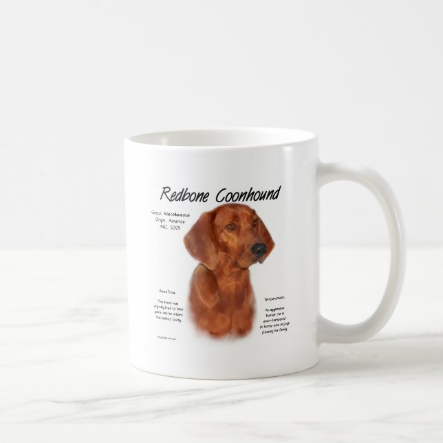 Design för ombenskonhound-historik kaffemugg (Höger)