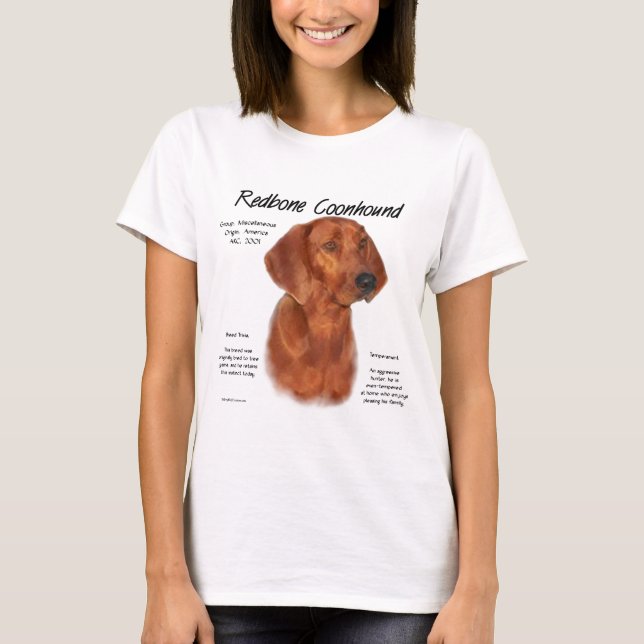 Design för ombenskonhound-historik tee shirt (Framsida)