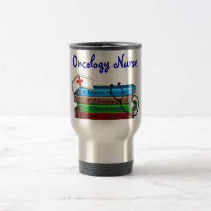 Design för Oncolgoy sjuksköterska"bokar" Resemugg