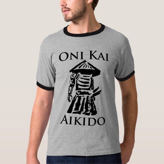 Design för Oni Kai Aikidovintage T-shirt (Framsida)