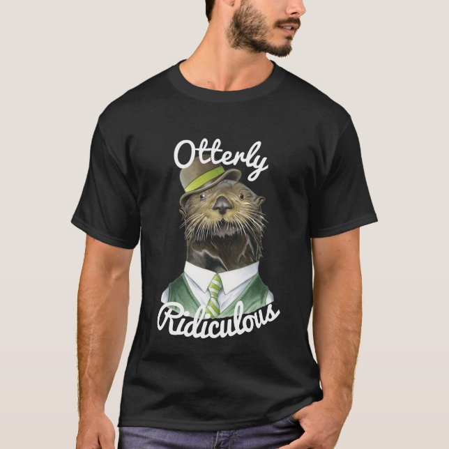 Design för Otterly löjlig herrutter T Shirt (Framsida)