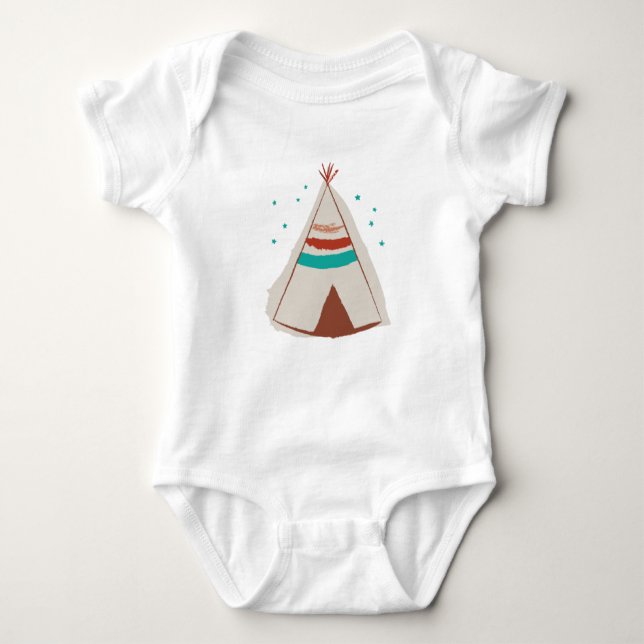 DESIGN för Pajama för Teepeeindianbaby ORIGINAL- T-shirt (Framsida)