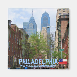 Design för Philadelphia fotografimagnet Magnet