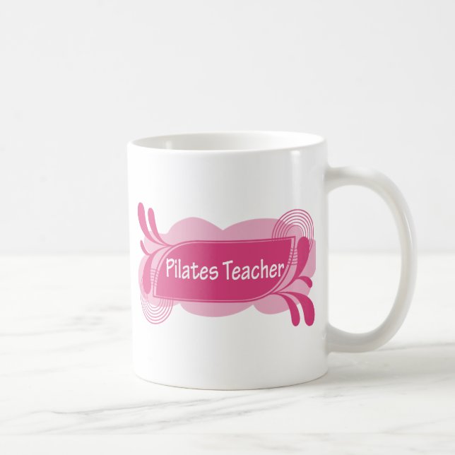 Design för Pilates stolt lärarecoola! Kaffemugg (Höger)