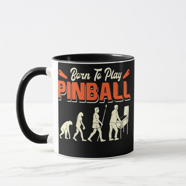 Design för Pinball Game Pinball Player  Mugg (Vänster)
