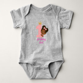 Design för Pink Princess 1-årsdag T Shirt