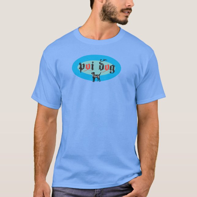 Design för Poi-hundHawaii logotyp T-shirt (Framsida)