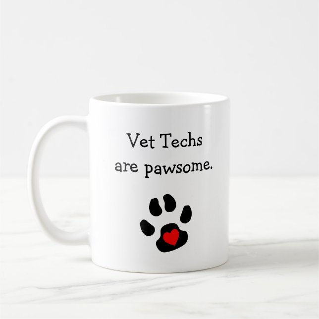 Design för Punny VetTech Kaffemugg (Vänster)