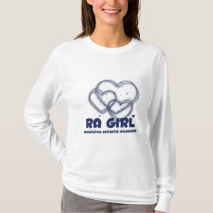 Design för RAflickahjärta:: Rheumatoid artrit T-shirt
