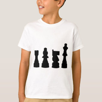 Design för schackbietsilhouette t-shirt