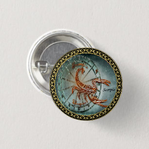 Design för ScorpioZodiacastrologi Knapp