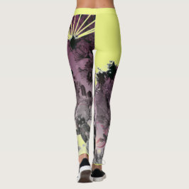 Design för serenitydamasker leggings
