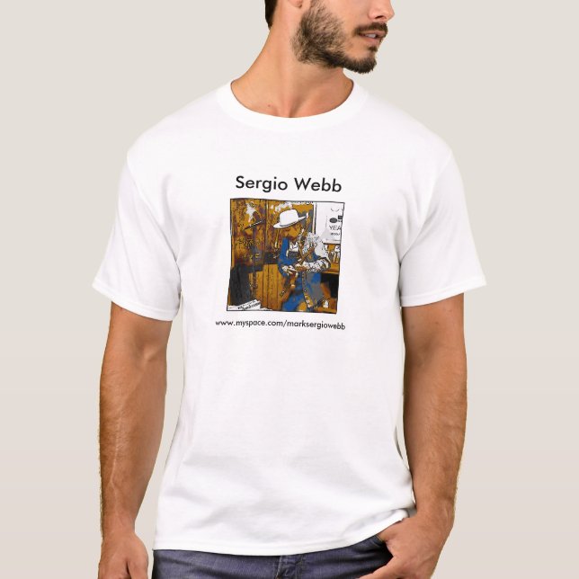 Design för Sergio Webb gitarrT-tröja T-shirt (Framsida)