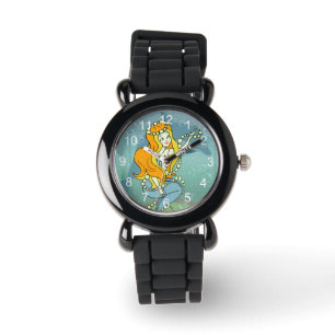 Design för sjöjungfruregnbåge- och armbandsur