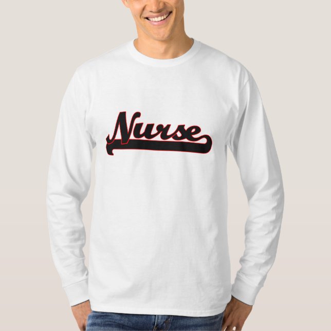 Design för sjuksköterskaklassikerjobb t shirt (Framsida)