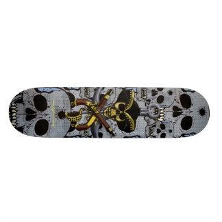 Design för skateboard för piratskallecoola