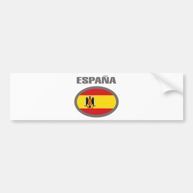 Design för Spanien coolaflagga! Bildekal (Framsidan)