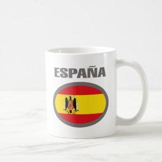 Design för Spanien coolaflagga! Kaffemugg