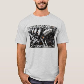 design för starVmaxgrå färgskjorta Tee Shirt