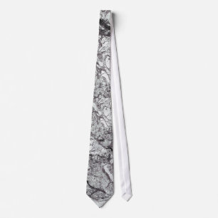 Design för sten för marmor för geologTieblått Slips