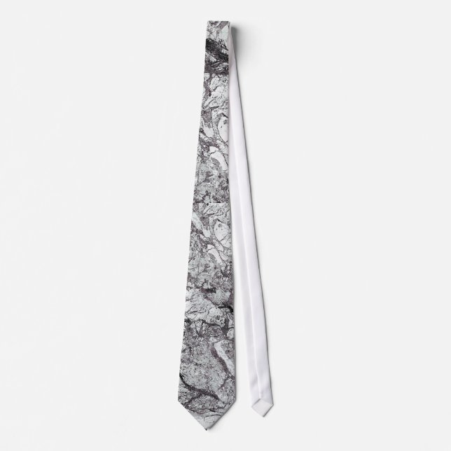 Design för sten för marmor för geologTieblått Slips (Framsida)