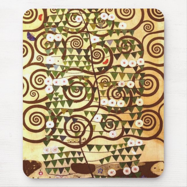 Design för Stocletfriesen - livets träd Musmatta (Framsidan)