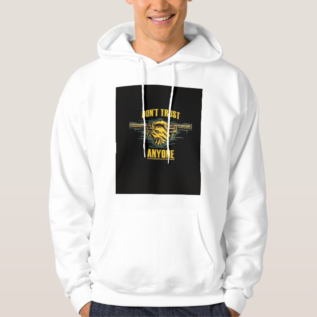 design för svarta och gult hoodie (Framsida)