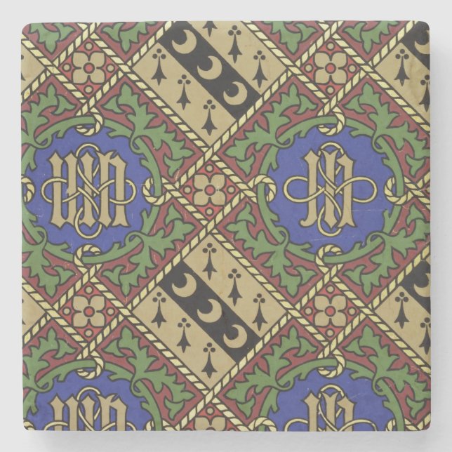 Design för tapet för diamanttryck ecklesiastisk stenunderlägg (Framsidan)