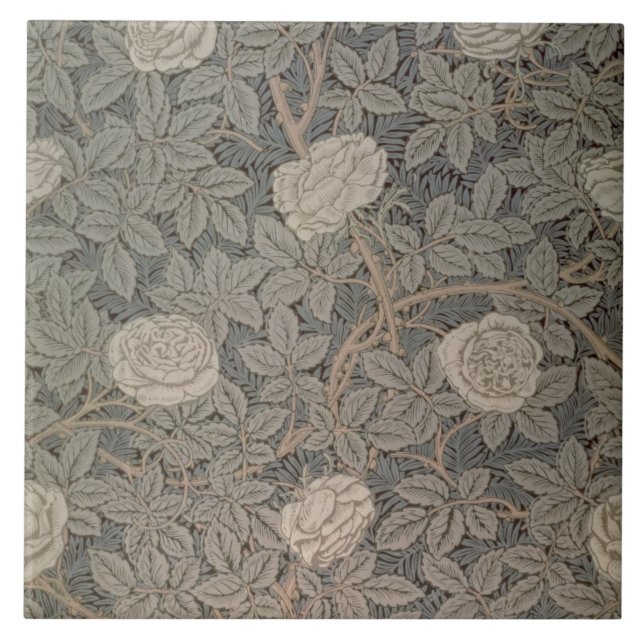 Design för tapet "Rose-90" Kakelplatta (Framsidan)