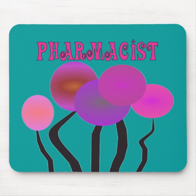 Design för träd för Pharmacistgåvor Artsy Musmatta (Framsidan)