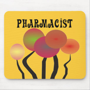Design för träd för Pharmacistgåvor nyckfull Musmatta