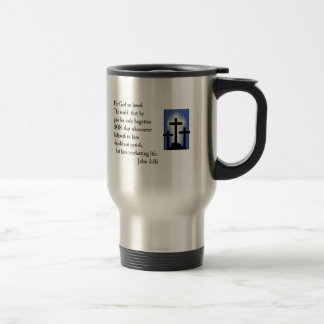 Design för travel mug för Verse för John 3:16bibel Resemugg