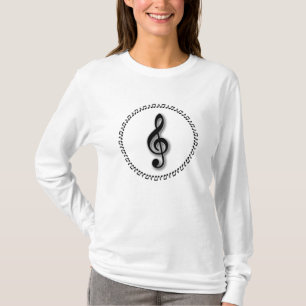 Design för treble Clef Music Tröja