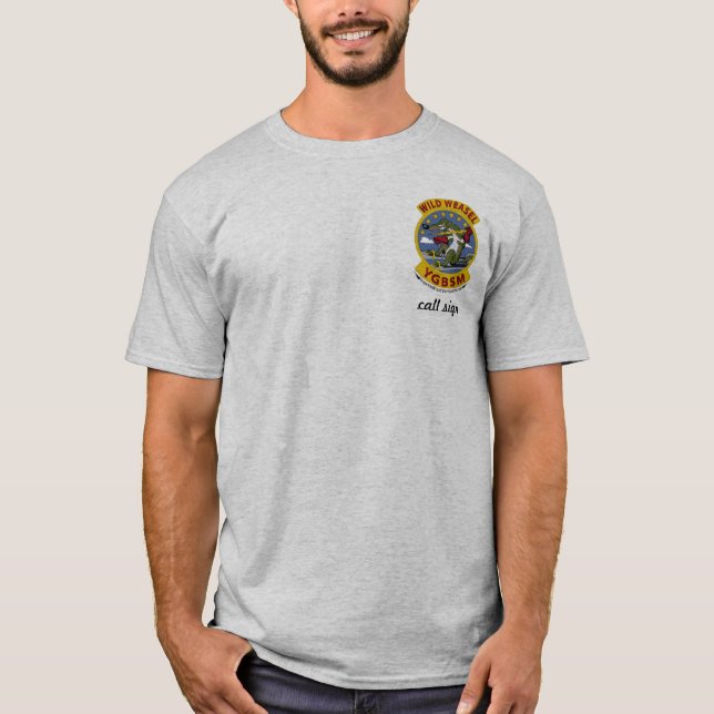 Design för vessla F-105 (tända kulört), Tee (Framsida)