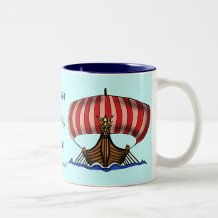Design för Viking fraktmugg Två-Tonad Mugg