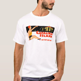 design för vintage för 40-talCatalina ö Tee Shirt