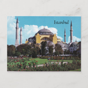 Design för vintageIstanbul vykort