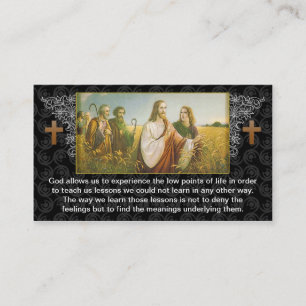 Design för visitkort för Jesus gud religiös