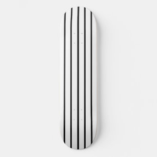 Design för vit och svart Rand Mini Skateboard Bräda 18,5 Cm