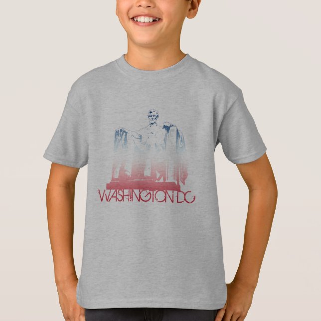 Design för Washington DC-horisont T Shirt (Framsida)