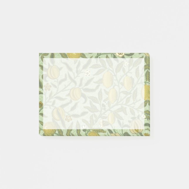Design för William Morris Pomegranatefrukt Post-it Block (Framsida)