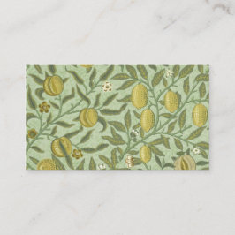 Design för William Morris Pomegranatefrukt Visitkort