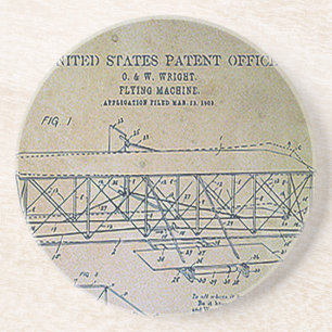 Design för Wright broderpatent Underlägg Sandsten