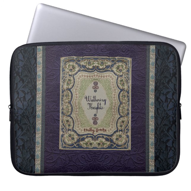Design för Wuthering Heights vintagebok Laptop Sleeve (Framsidan)