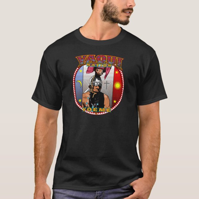 Design för Yaqui Yeome hjortdansare Tee (Framsida)