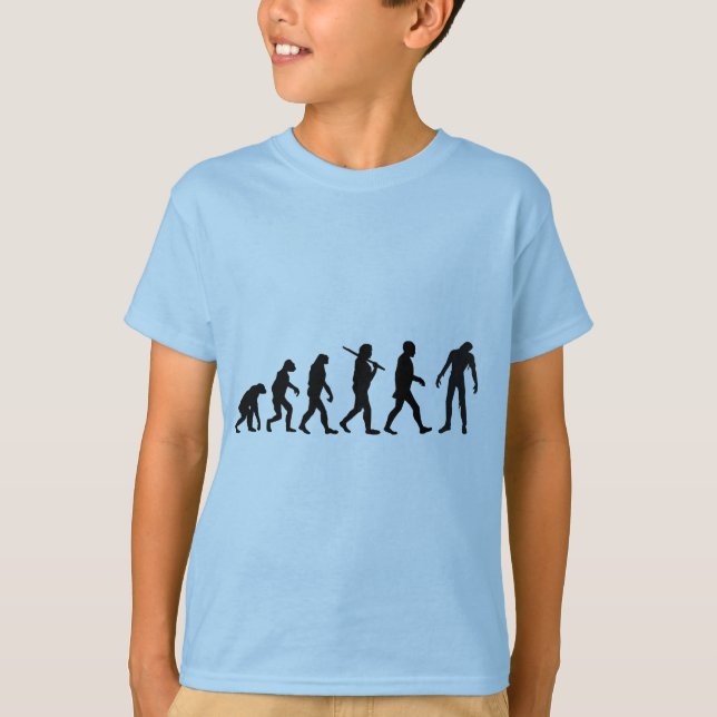 Design för ZombieevolutionT-tröja T-shirt (Framsida)