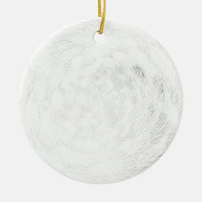 Design från frik - Skapa eget Julgransprydnad Keramik (Framsidan)